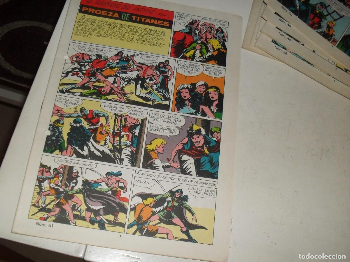Tebeos: (SIN LAS CUBIERTAS)EL GUERRERO DEL ANTIFAZ 51 PROEZA DE TITANES,(DE 343),VALENCIANA,1972