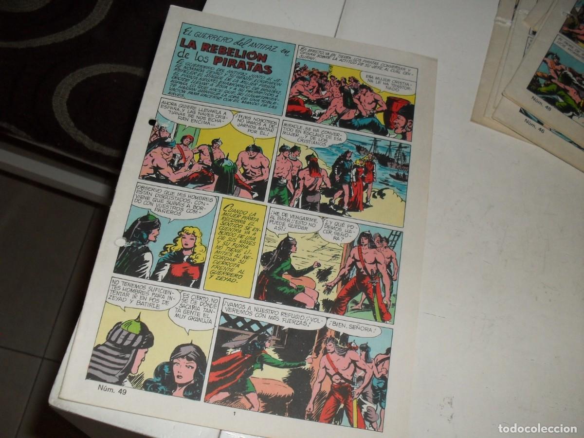 Tebeos: (SIN LAS CUBIERTAS)EL GUERRERO DEL ANTIFAZ 49 LA REBELION DE LOS PIRATAS,(DE 343),VALENCIANA,1972