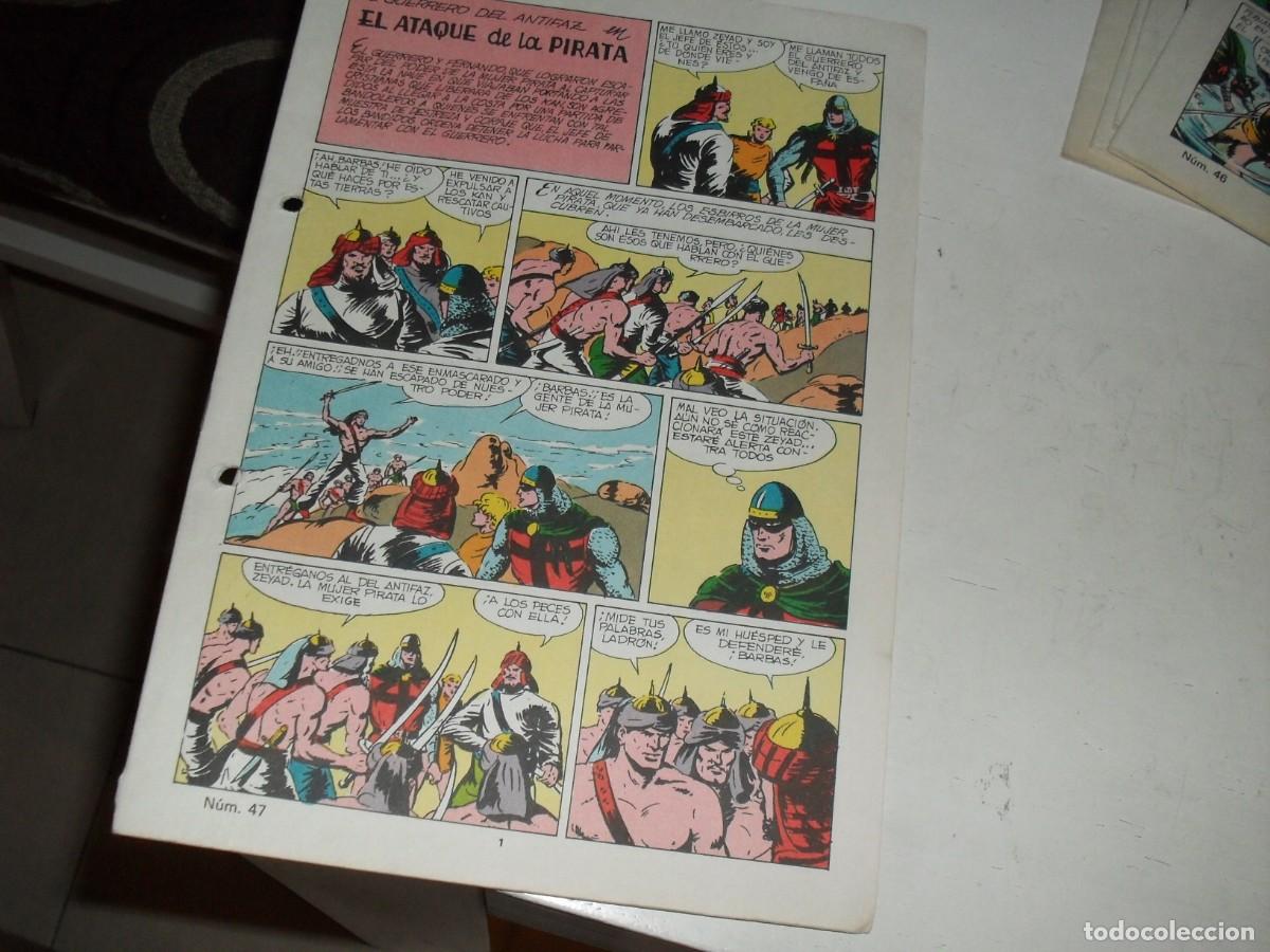 Tebeos: (SIN LAS CUBIERTAS)EL GUERRERO DEL ANTIFAZ 47 EL ATAQUE DE LA PIRATA,(DE 343),VALENCIANA,1972