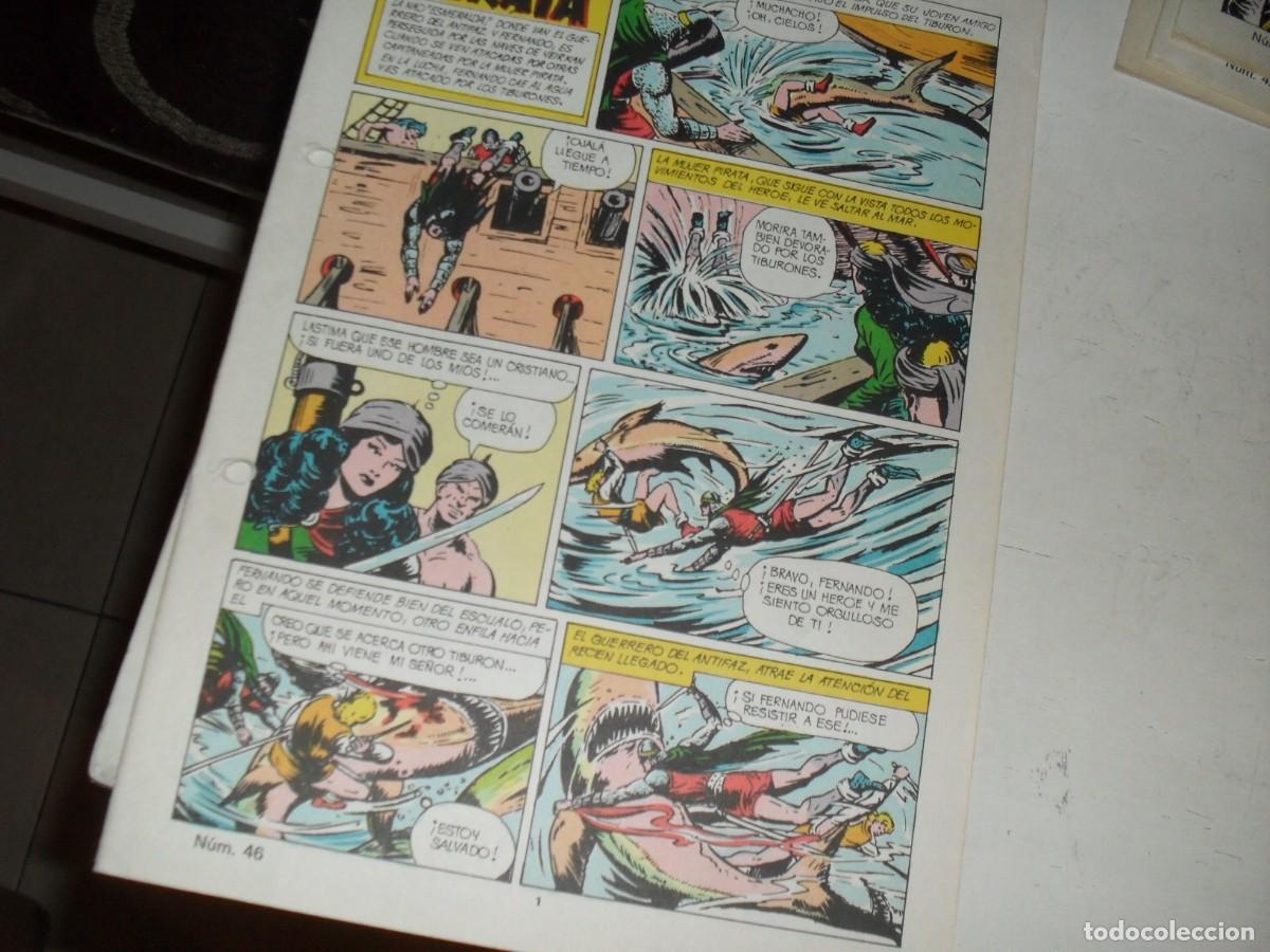 Tebeos: (SIN LAS CUBIERTAS)EL GUERRERO DEL ANTIFAZ 46 LA MUJER PIRATA,(DE 343),VALENCIANA,1972