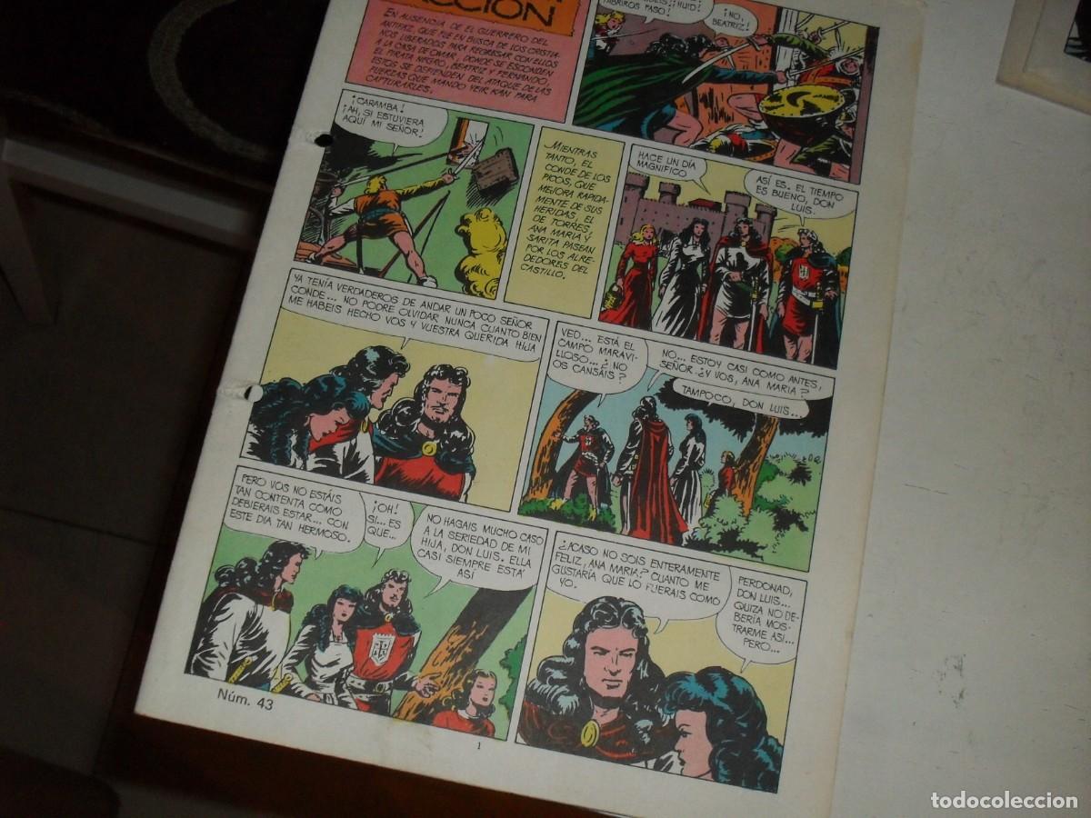 Tebeos: (SIN LAS CUBIERTAS)EL GUERRERO DEL ANTIFAZ 43 DOS HEROES EN ACCION,(DE 343),VALENCIANA,1972