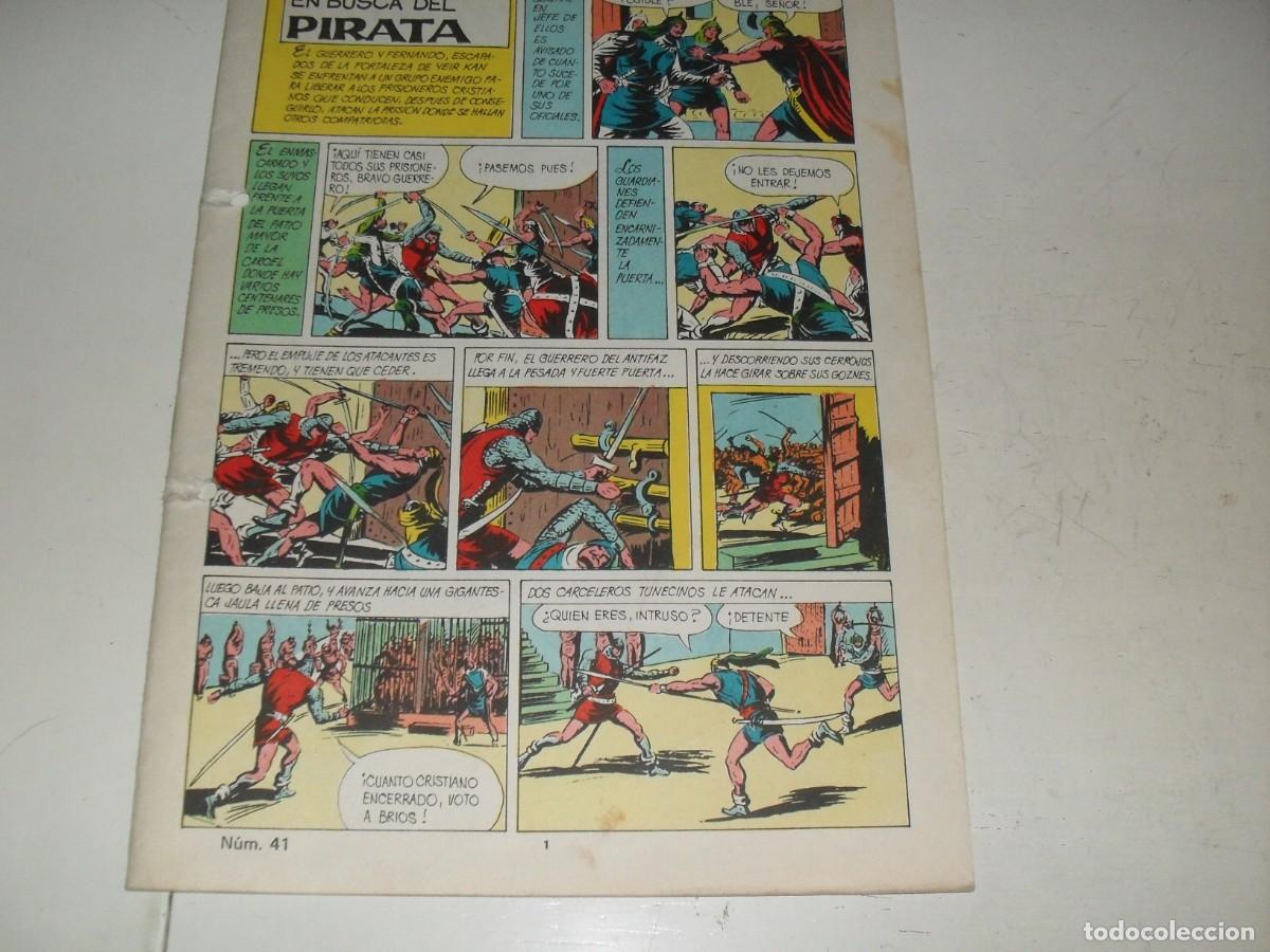 Tebeos: (SIN LAS CUBIERTAS)EL GUERRERO DEL ANTIFAZ 41 EN BUSCA DEL PIRATA,(DE 343),VALENCIANA,1972
