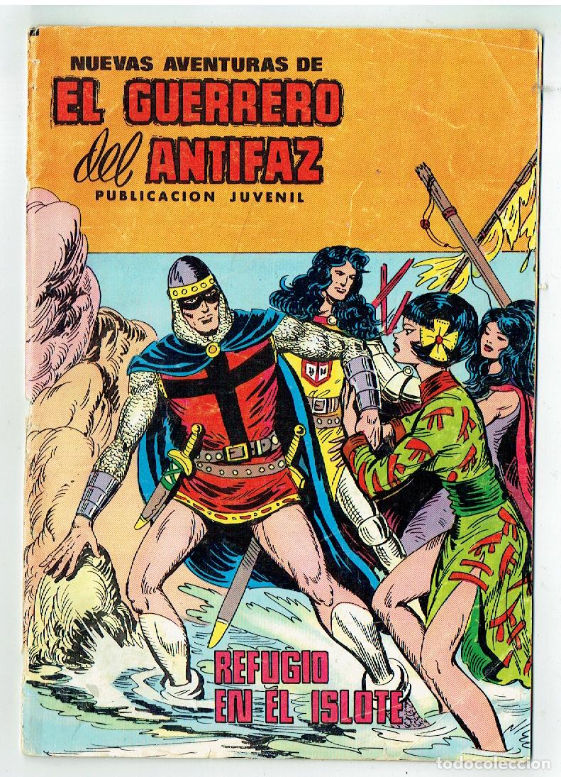 Tebeos: EL GUERRERO DEL ANTIF&Aacute;Z. NUEVAS AVENTURAS. N&ordm; 45. REFUGIO EN EL ISLOTE. VALENCIANA,1979.(P/D54)