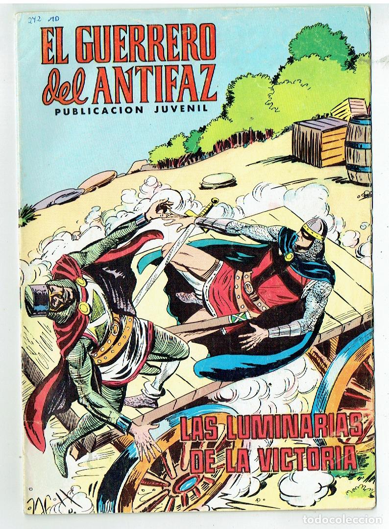 Tebeos: EL GUERRERO DEL ANTIF&Aacute;Z. N&ordm; 242. LAS LUMINARIAS DE LA VICTORIA. VALENCIANA, 1977.(P/D54)