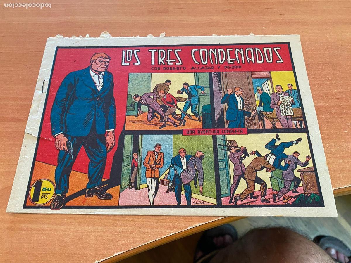BDs: ROBERTO ALCAZAR Y PEDRIN N&ordm; 192 LOS TRES CONTENADOS 1,50 PTS (ORIGINAL VALENCIANA) (COIB166)