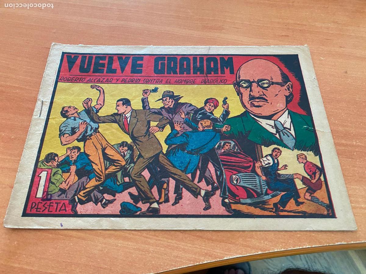 BDs: ROBERTO ALCAZAR Y PEDRIN N&ordm; 108 VUELVE GRAHAM 1 PESETA (ORIGINAL VALENCIANA) (COIB166)