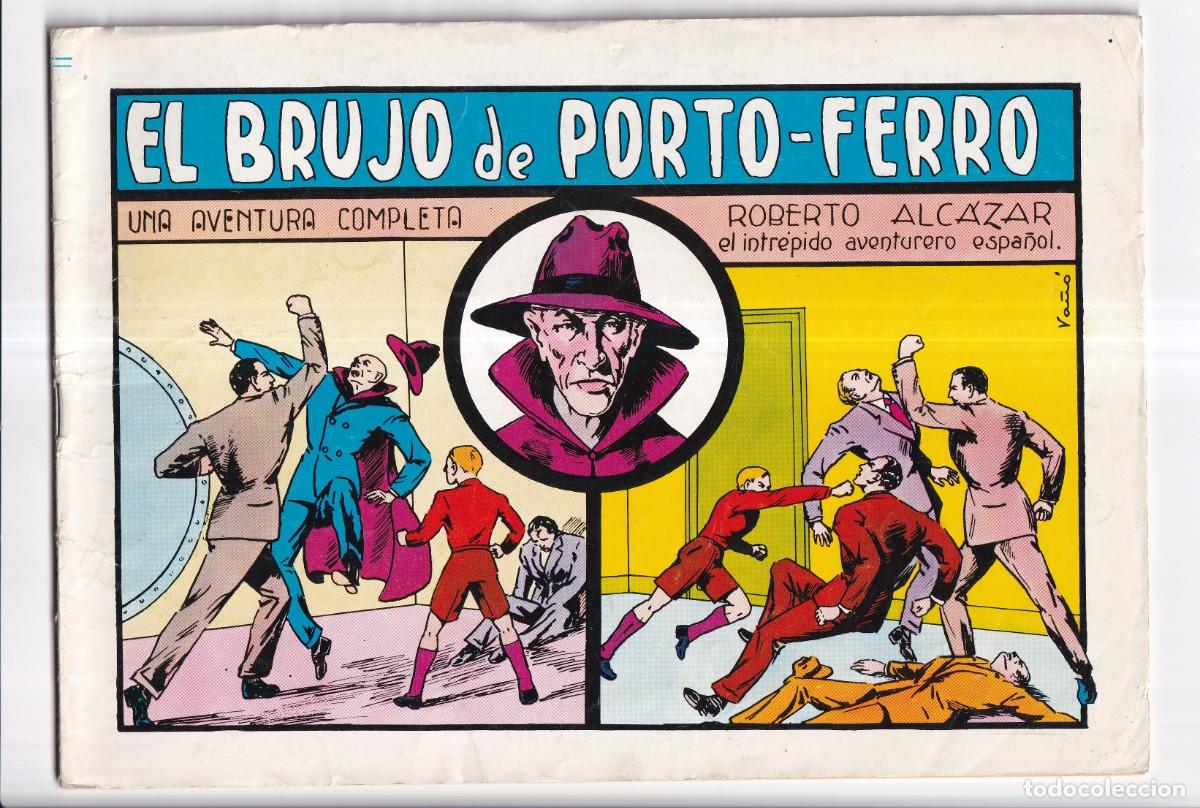 Livros de Banda Desenhada: ROBERTO ALCAZAR Y PEDRIN : NUMERO 36,EL BRUJO DE PORTO-FERRO, 27-III-1982, EDITORIAL VALENCIANA