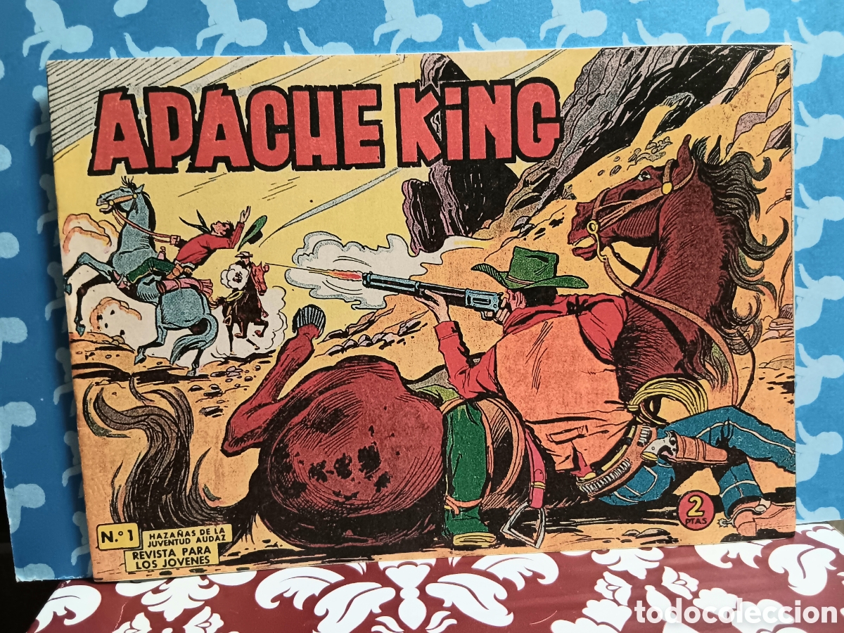 Tebeos: TEBEOS-COMICS CANDY ● APACHE KING ● COMPLETA ●A. GUERRERO ● AA99 ~ X0224 ● - Foto 1