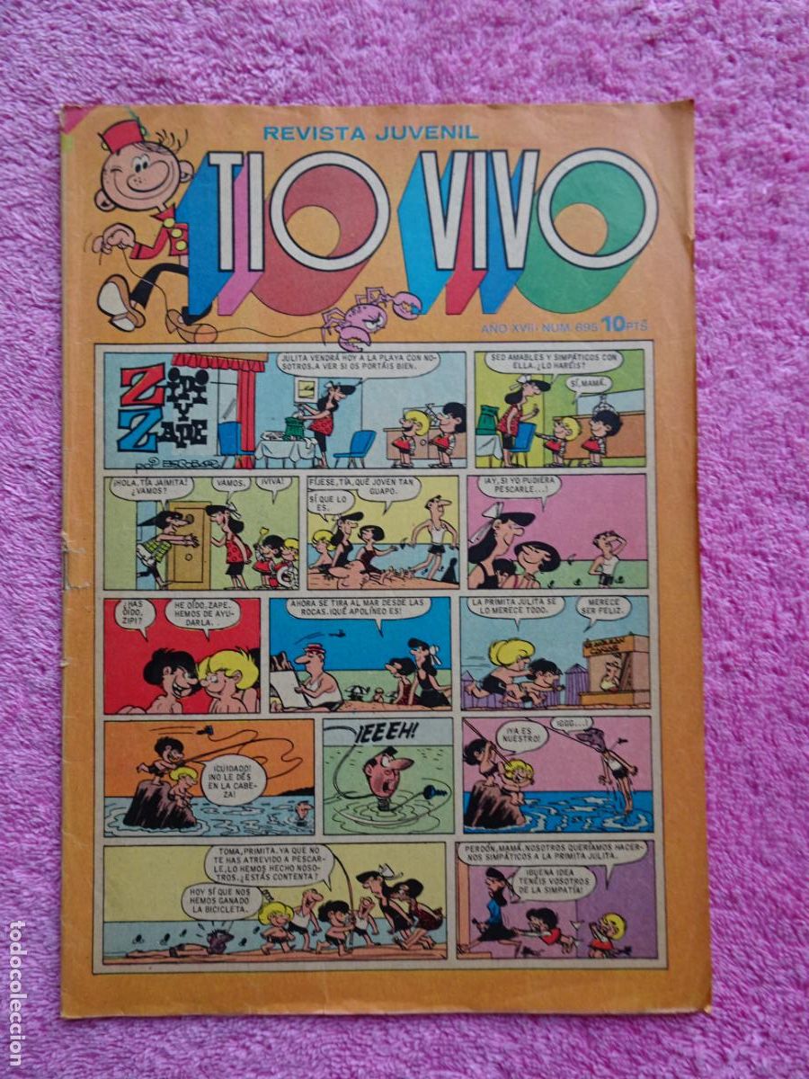 BDs: tio vivo 695 editorial bruguera 1974