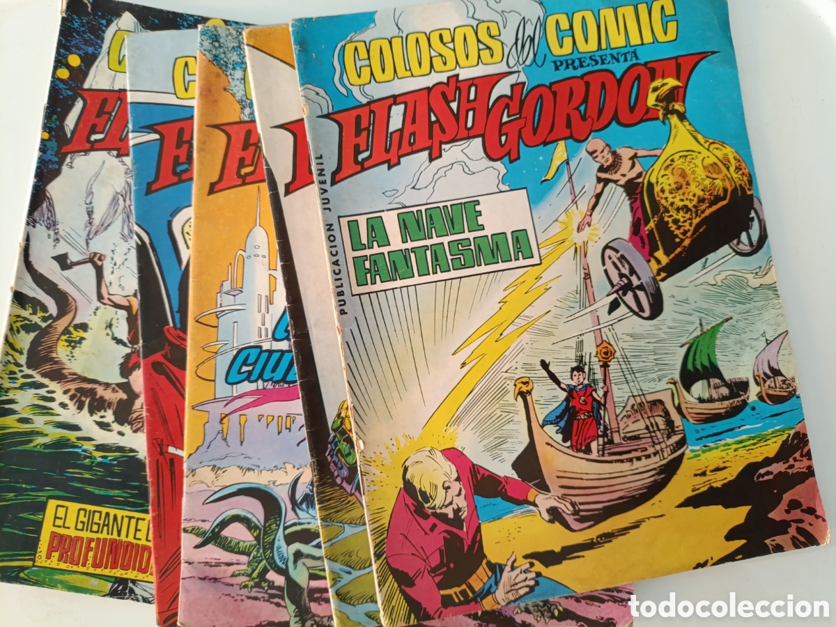 Tebeos: Lote de 5 Colosos del Comic.Flash Gordon.1980 - Foto 1