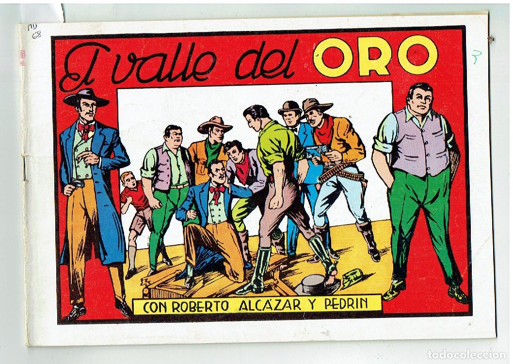 Livros de Banda Desenhada: ROBERTO &Aacute;LCAZAR Y PEDR&Iacute;N. N&ordm; 68. EL VALLE DEL ORO. REEDICI&Oacute;N VALENCIANA, 1982. (B/56.2)
