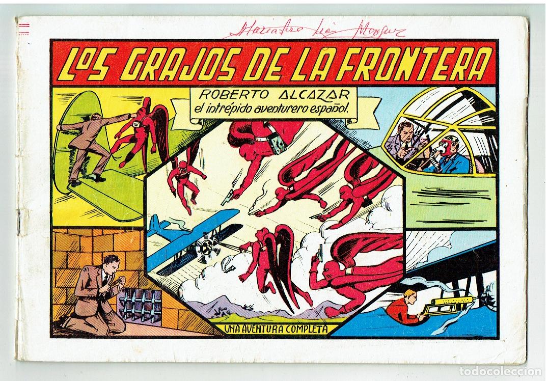Livros de Banda Desenhada: ROBERTO &Aacute;LCAZAR Y PEDR&Iacute;N. N&ordm; 27. LOS GRAJOS DE LA FRONTERA. REEDICI&Oacute;N VALENCIANA, 1982. (B/56.2)