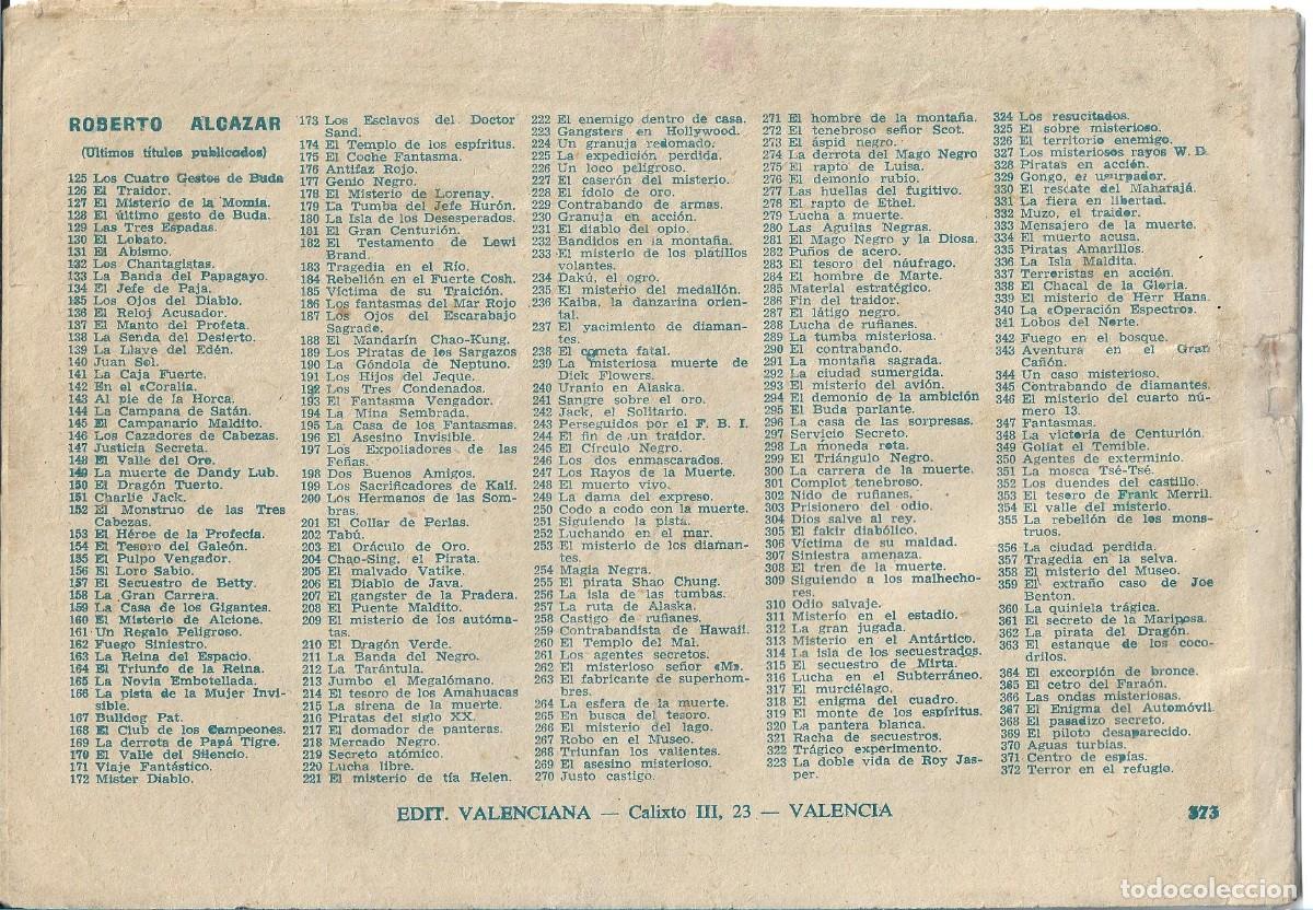 Tebeos: ROBERTO ALCAZAR ORIGINAL - NUM 373 - Foto 2