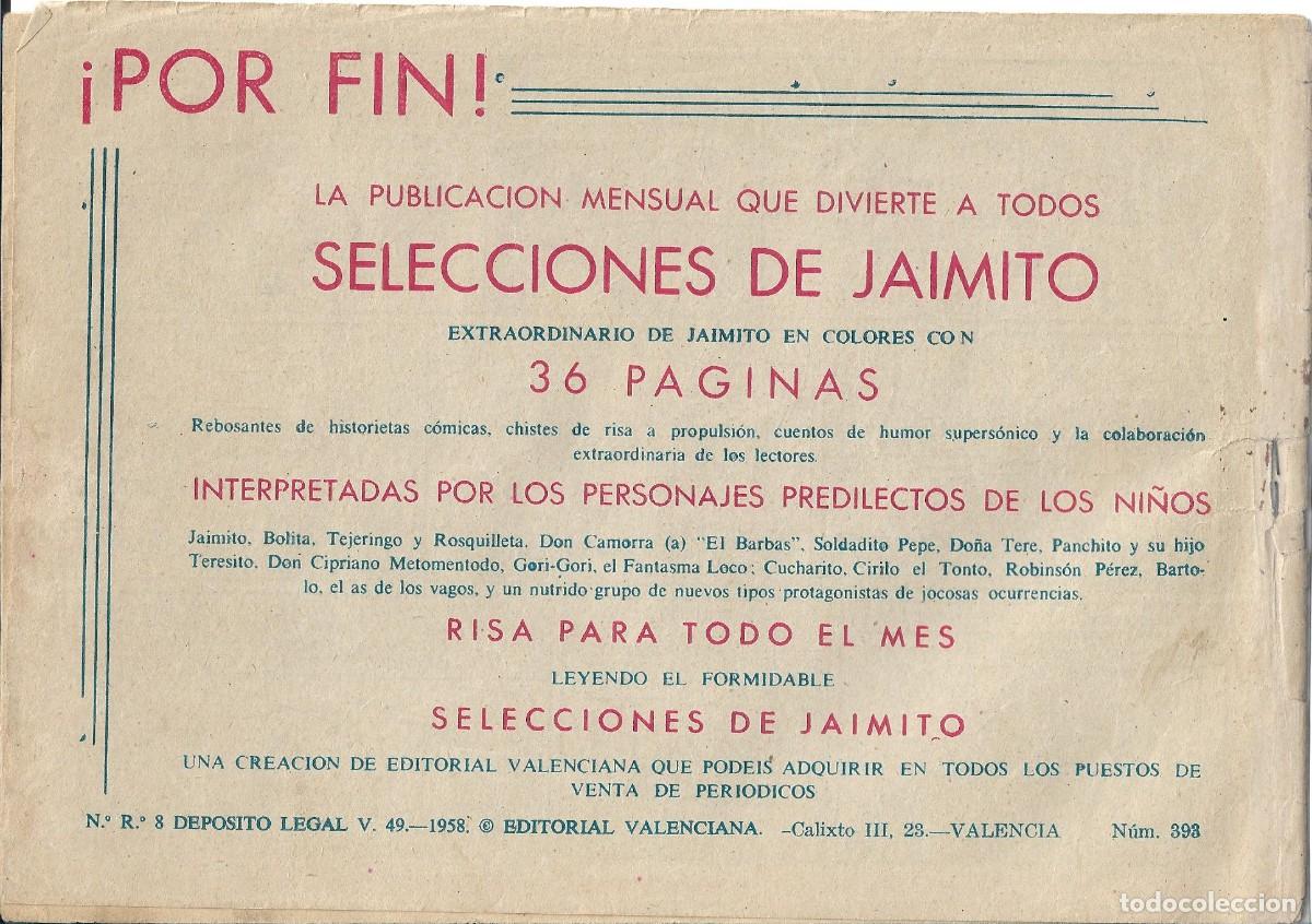 Tebeos: ROBERTO ALCAZAR ORIGINAL - NUM 393 - Foto 2