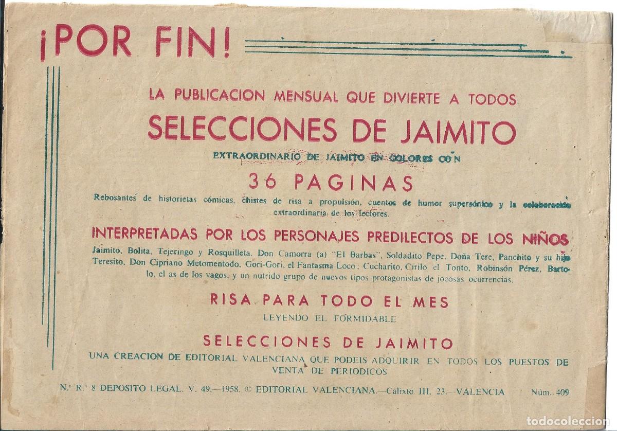 Tebeos: ROBERTO ALCAZAR ORIGINAL - NUM 409 - Foto 2
