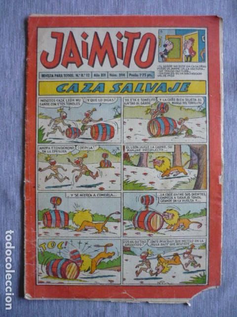 Tebeos: JAIMITO N&ordm; 394 DE VALENCIANA - Foto 1