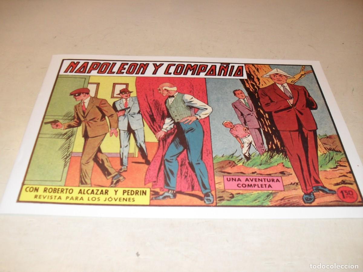 Tebeos: (FACSIMIL)ROBERTO ALCAZAR N&ordm;499 NAPOLEON Y COMPA&Ntilde;IA,(DE 1219).VALENCIANA,1940,DE KIOSKO