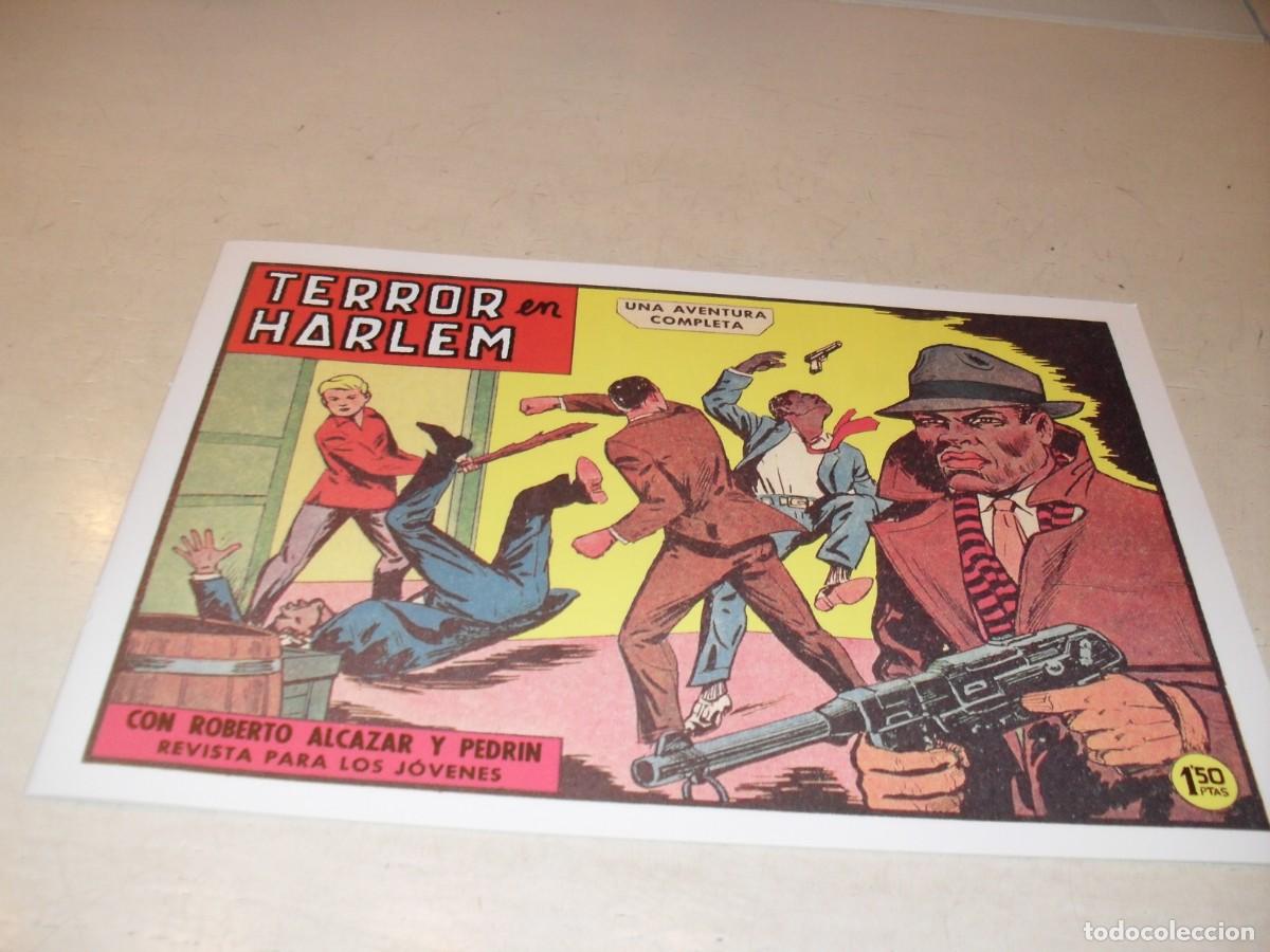 Comics: (FACSIMIL)ROBERTO ALCAZAR N&ordm;496 TERROR EN HARLEM,(DE 1219).VALENCIANA,1940,DE KIOSKO
