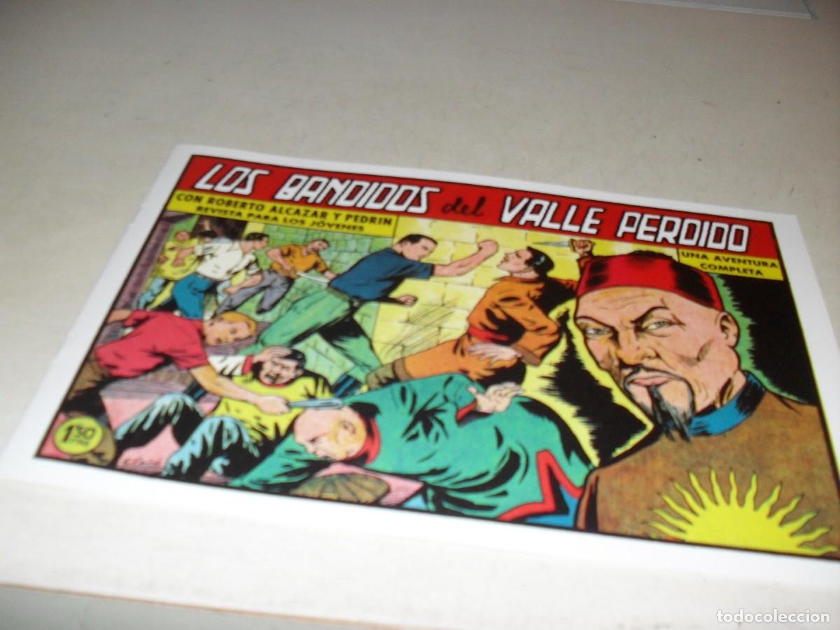 Tebeos: (FACSIMIL)ROBERTO ALCAZAR N&ordm; 448 LOS BANDIDOS DEL VALLE PERDIDO,(DE 1219).VALENCIANA,1940,DE KIOSKO