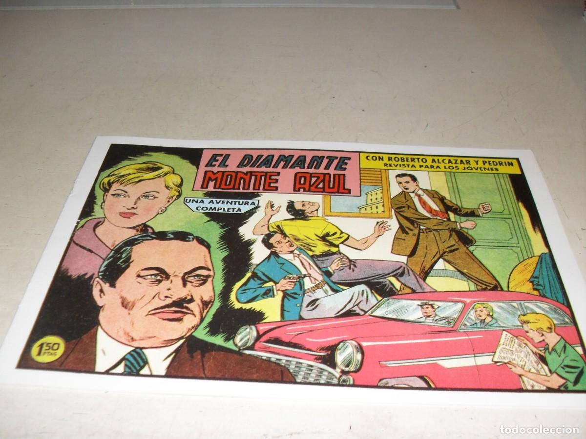 Tebeos: (FACSIMIL)ROBERTO ALCAZAR N&ordm; 442 EL DIAMANTE MONTE AZUL,(DE 1219).VALENCIANA,1940,DE KIOSKO