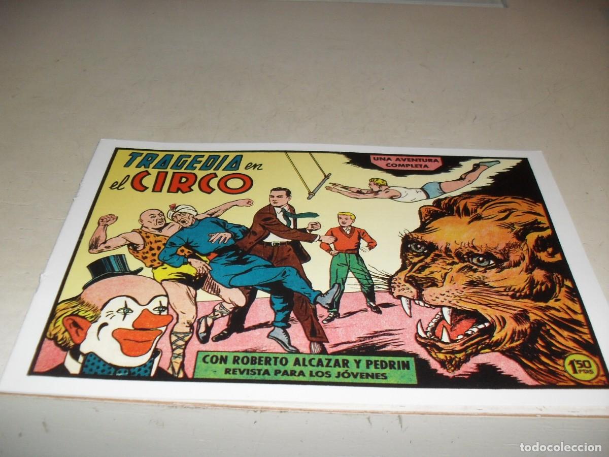 Livros de Banda Desenhada: (FACSIMIL)ROBERTO ALCAZAR N&ordm; 435 TRAGEDIA EN EL CIRCO,(DE 1219).VALENCIANA,1940,DE KIOSKO