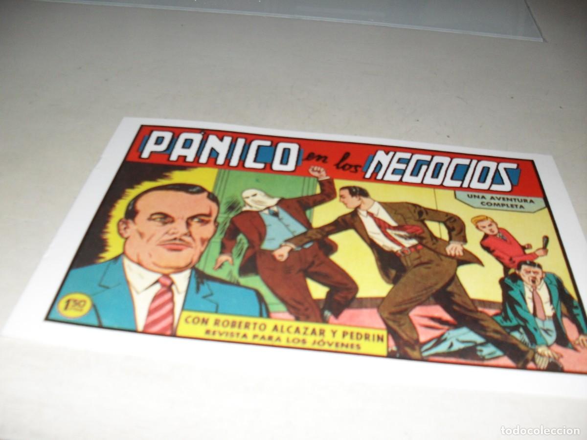 Comics: (FACSIMIL)ROBERTO ALCAZAR N&ordm; 425 PANICO EN LOS NEGOCIOS,(DE 1219).VALENCIANA,1940,DE KIOSKO
