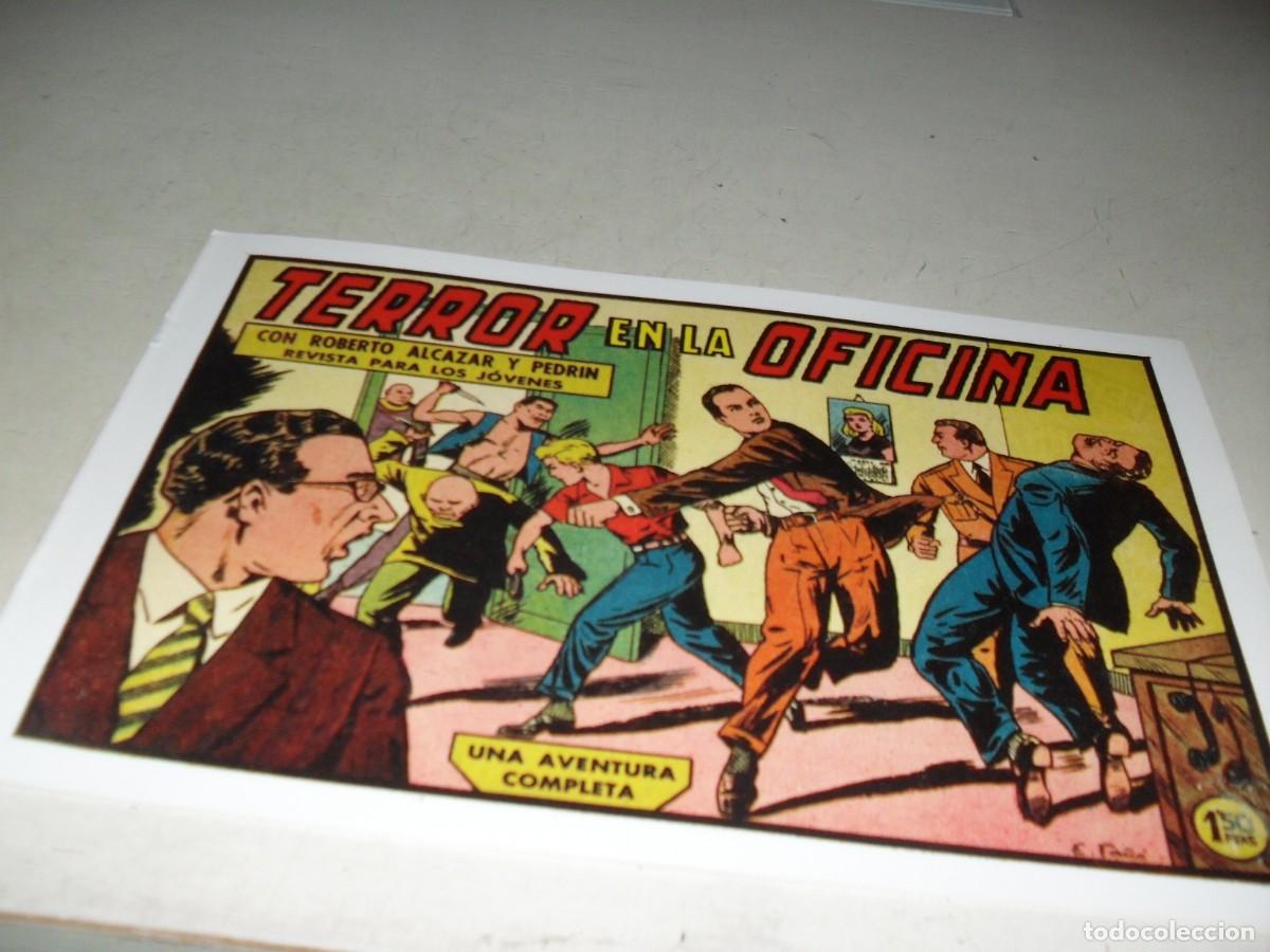 Tebeos: (FACSIMIL)ROBERTO ALCAZAR N&ordm; 423 TERROR EN LA OFICINA,(DE 1219).VALENCIANA,1940,DE KIOSKO