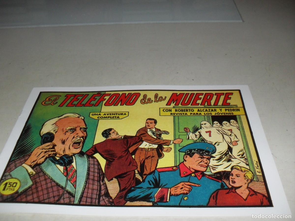 Comics: (FACSIMIL)ROBERTO ALCAZAR N&ordm; 421 EL TELEFONO DE LA MUERTE,(DE 1219).VALENCIANA,1940,DE KIOSKO