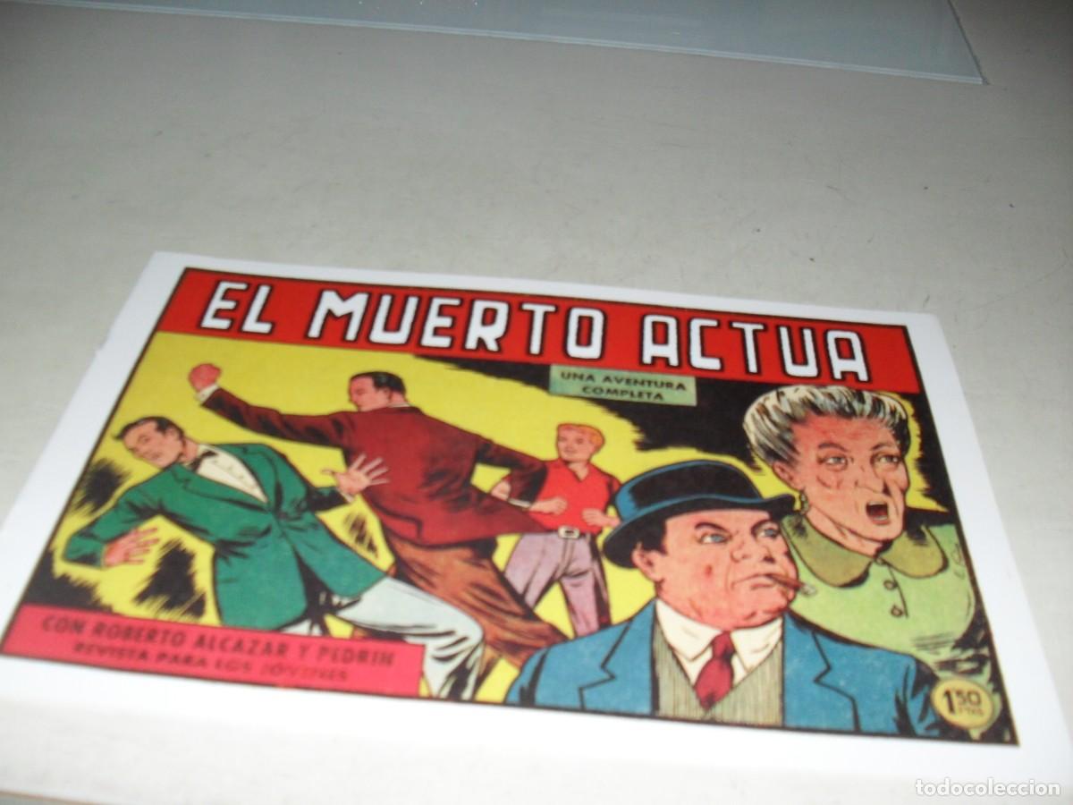 Comics: (FACSIMIL)ROBERTO ALCAZAR N&ordm; 413 EL MUERTO ACTUA,(DE 1219).VALENCIANA,1940,DE KIOSKO