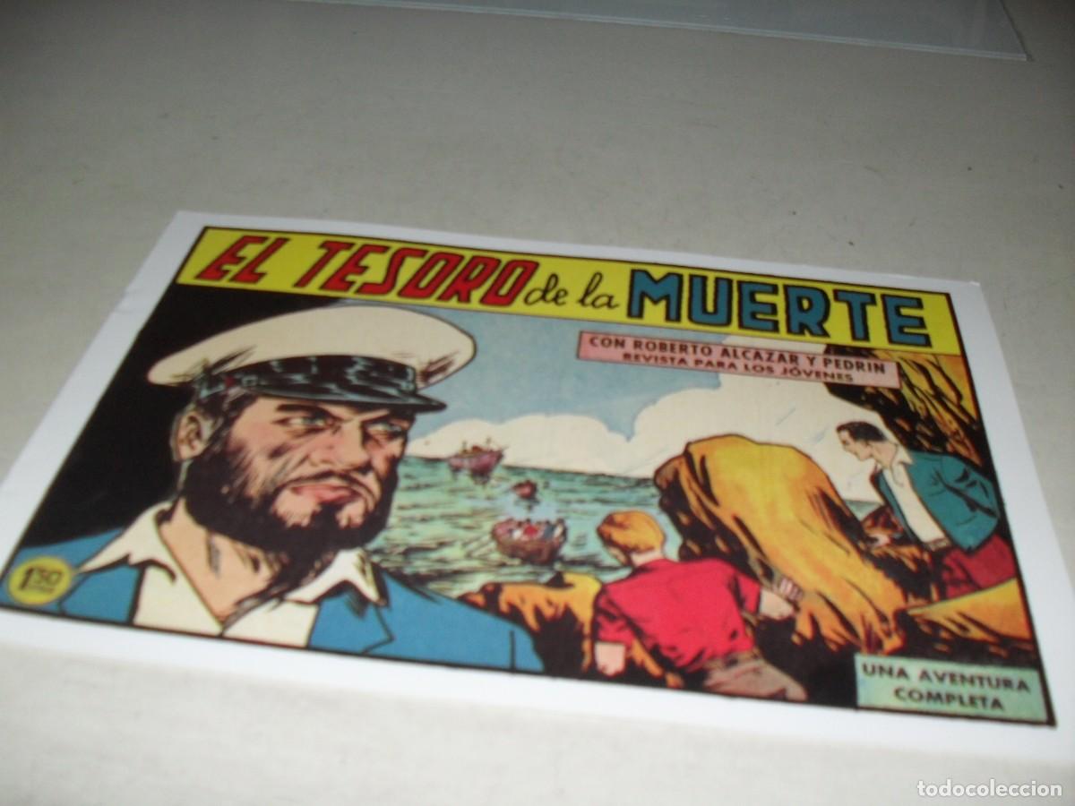 Comics: (FACSIMIL)ROBERTO ALCAZAR N&ordm; 410 EL TESORO DE LA MUERTE,(DE 1219).VALENCIANA,1940,DE KIOSKO