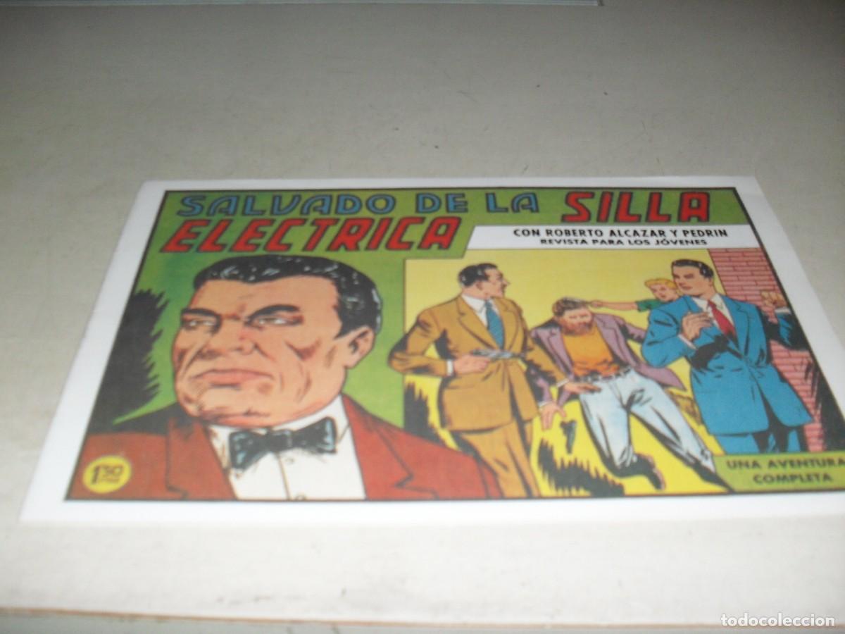 BDs: (FACSIMIL)ROBERTO ALCAZAR N&ordm; 401 SALVADO DE LA SILLA ELECTRICA,(DE 1219).VALENCIANA,1940,DE KIOSKO