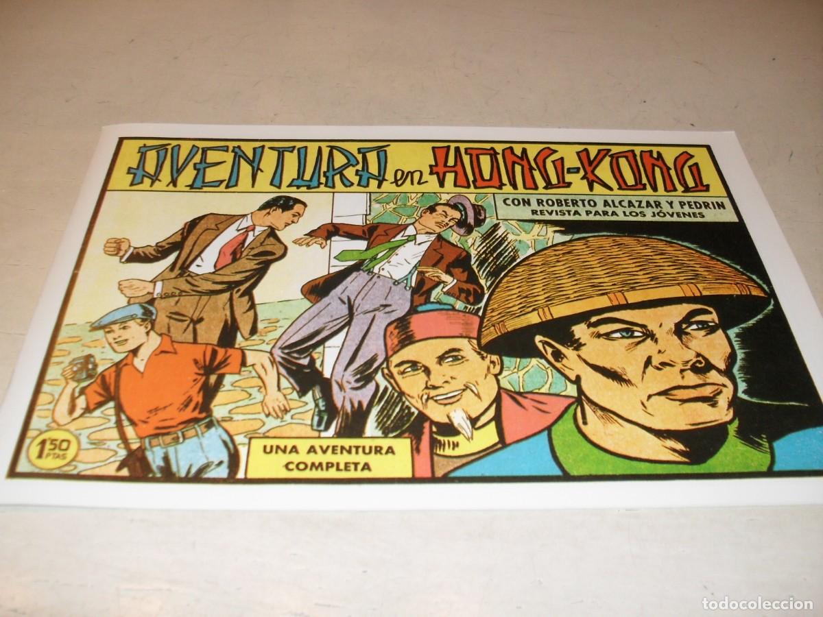 Livros de Banda Desenhada: (FACSIMIL)ROBERTO ALCAZAR N&ordm; 399 AVENTURA EN HONG-KONG,(DE 1219).VALENCIANA,1940,DE KIOSKO