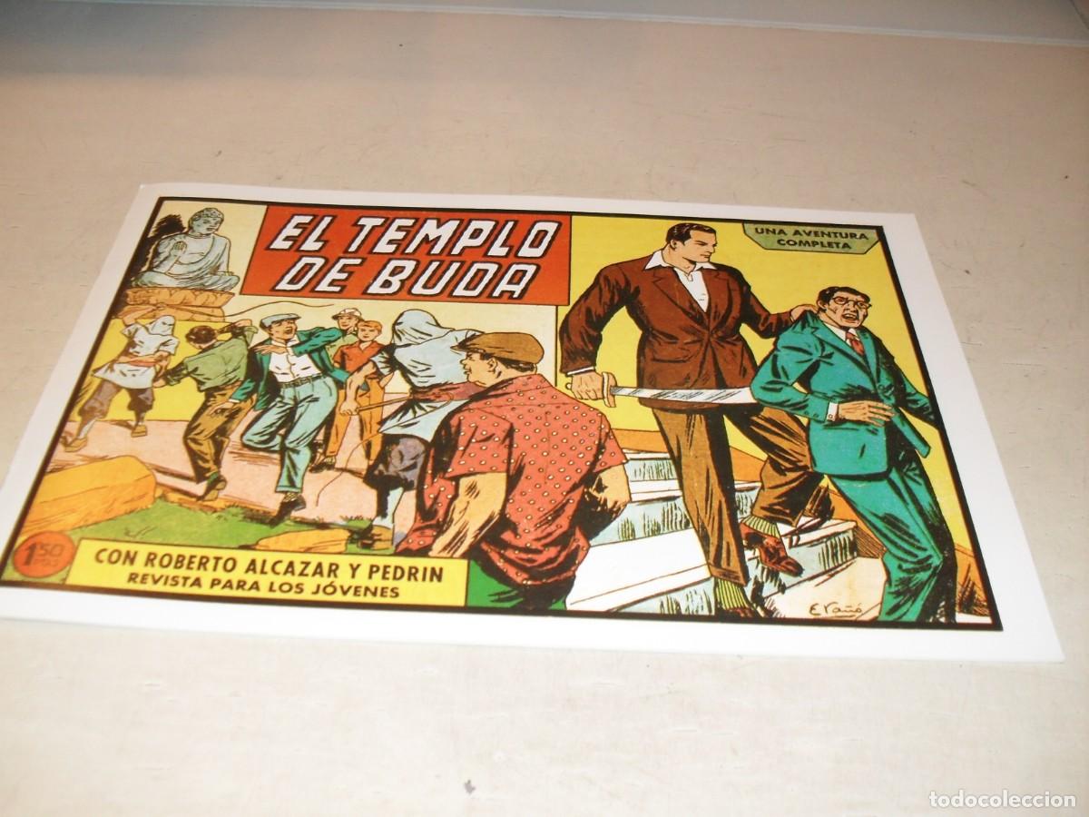Tebeos: (FACSIMIL)ROBERTO ALCAZAR N&ordm; 395 EL TEMPLO DE BUDA,(DE 1219).VALENCIANA,1940,DE KIOSKO