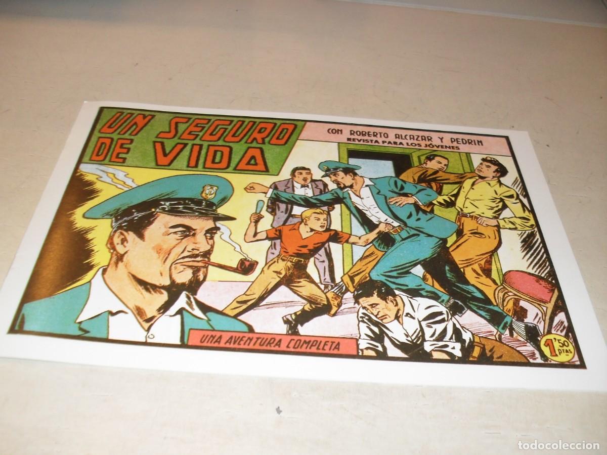 Giornalini: (FACSIMIL)ROBERTO ALCAZAR N&ordm; 390 UN SEGUNDO DE VIDA,(DE 1219).VALENCIANA,1940,DE KIOSKO