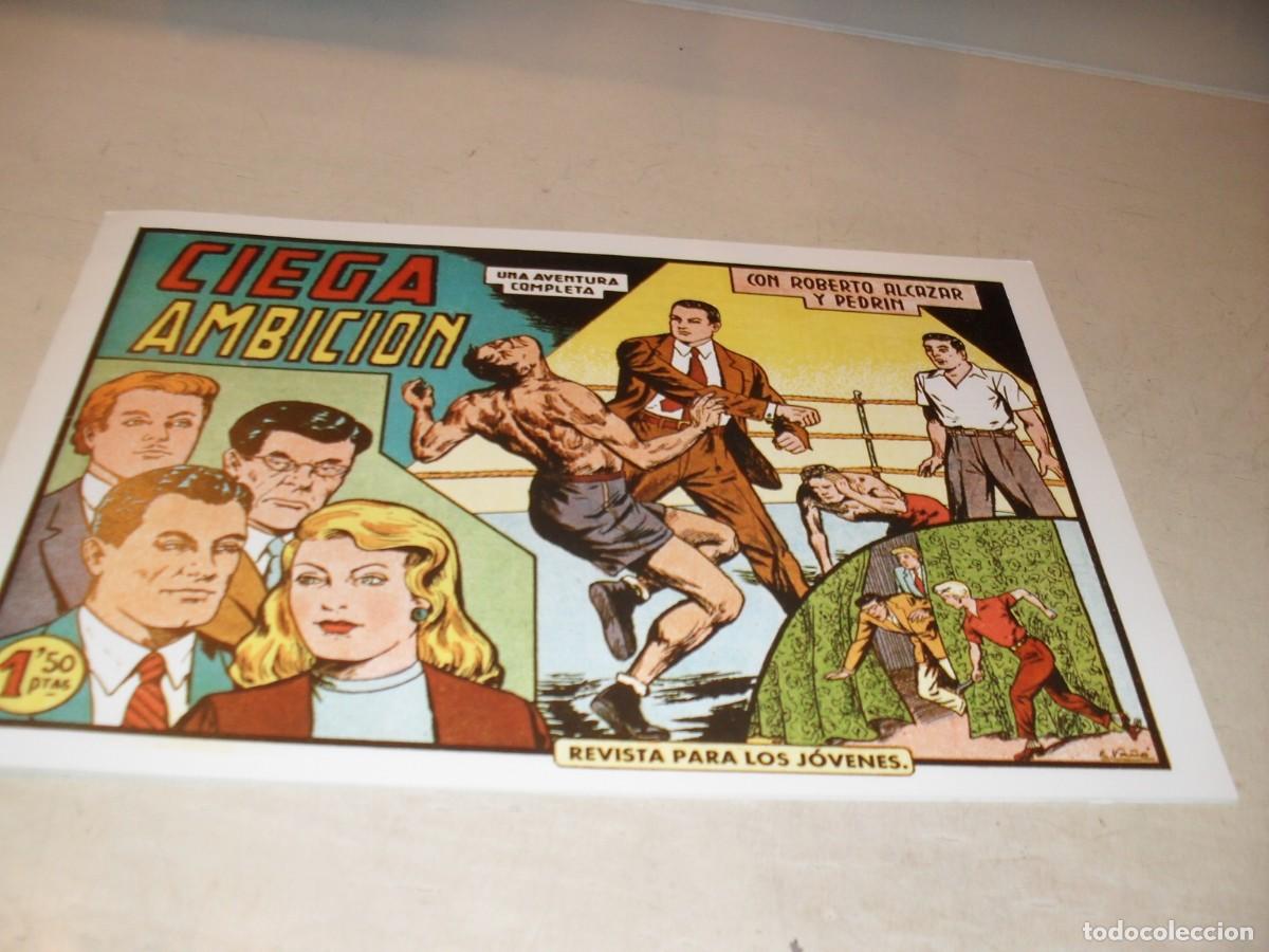 Tebeos: (FACSIMIL)ROBERTO ALCAZAR N&ordm; 385 CIEGA AMBICION,(DE 1219).VALENCIANA,1940,DE KIOSKO