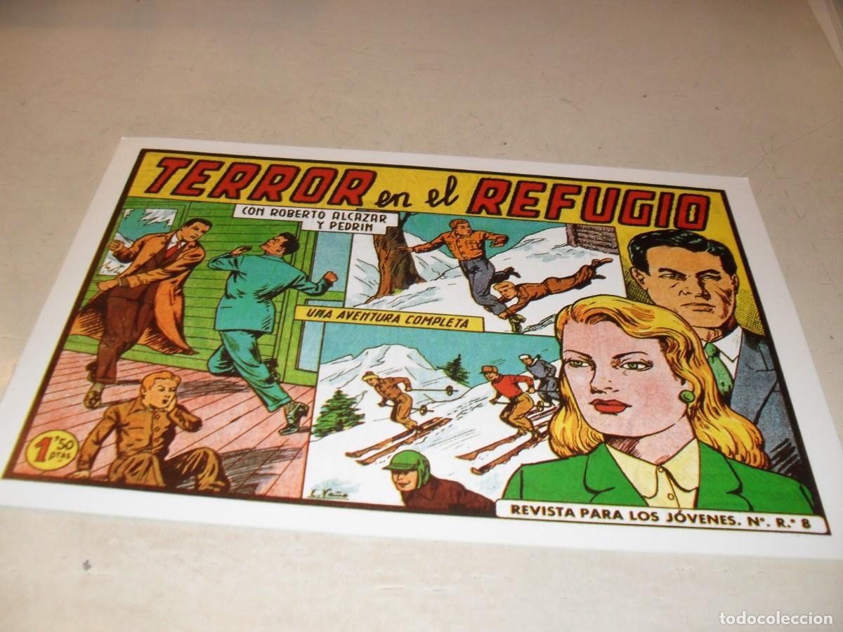 BDs: (FACSIMIL)ROBERTO ALCAZAR N&ordm; 372 TERROR EN EL REFUGIO,(DE 1219).VALENCIANA,1940,DE KIOSKO