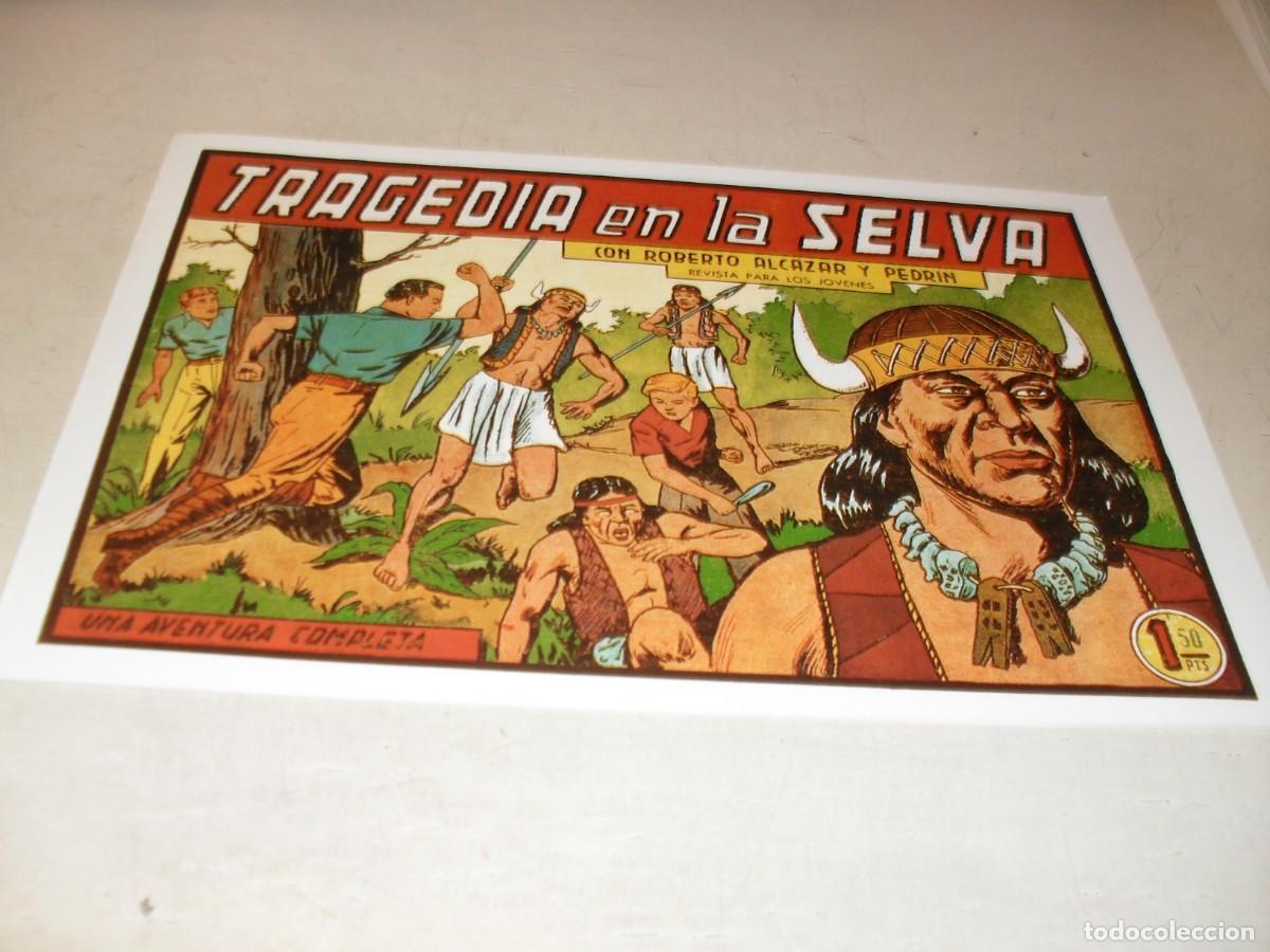 BDs: (FACSIMIL)ROBERTO ALCAZAR N&ordm; 357 TRAGEDIA EN LA SELVA,(DE 1219).VALENCIANA,1940,DE KIOSKO