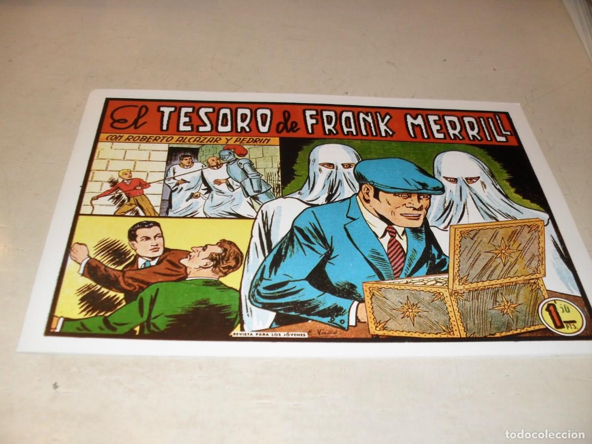 Tebeos: (FACSIMIL)ROBERTO ALCAZAR N&ordm; 353 EL TESORO DE FRANK MERRILL,(DE 1219).VALENCIANA,1940,DE KIOSKO