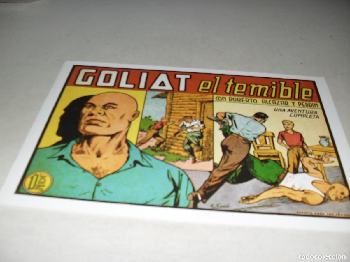 Tebeos: (FACSIMIL)ROBERTO ALCAZAR N&ordm; 349 GOLIAT EL TEMIBLE,(DE 1219).VALENCIANA,1940,DE KIOSKO
