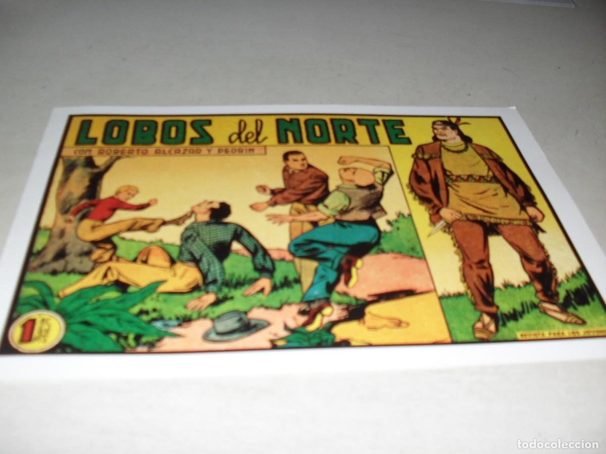 Tebeos: (FACSIMIL)ROBERTO ALCAZAR N&ordm; 341 LOBOS DEL NORTE,(DE 1219).VALENCIANA,1940,DE KIOSKO