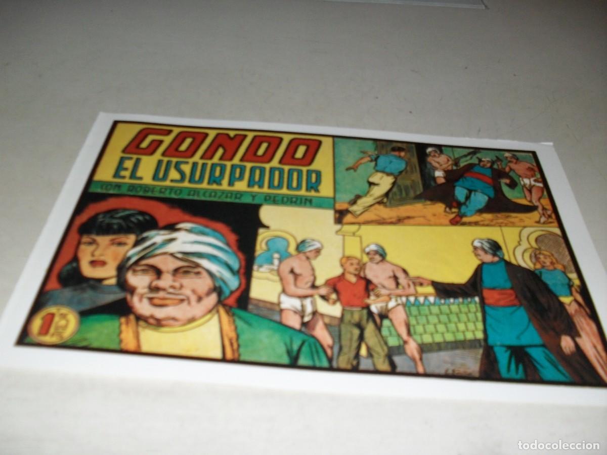 Livros de Banda Desenhada: (FACSIMIL)ROBERTO ALCAZAR N&ordm; 329 GONDO EL USURPADOR,(DE 1219).VALENCIANA,1940,DE KIOSKO