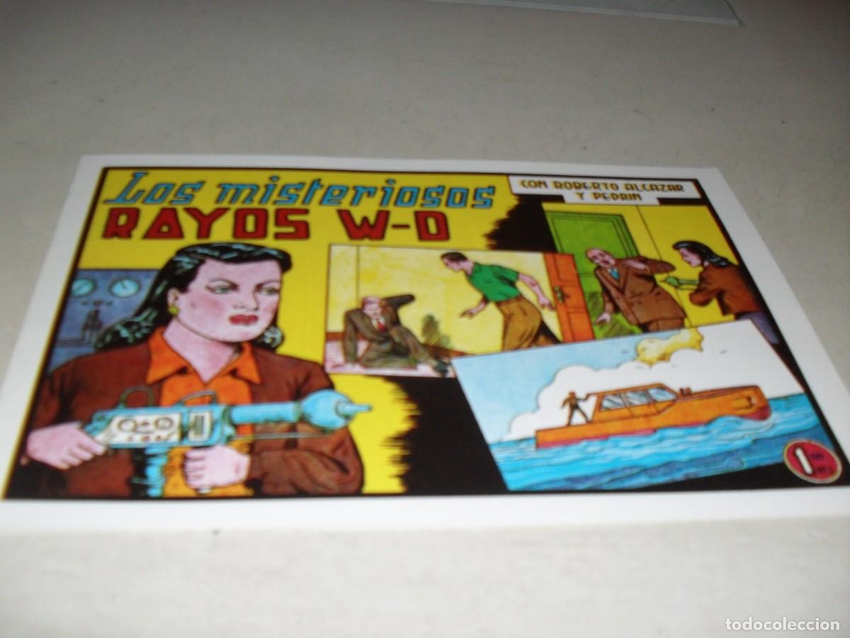 Livros de Banda Desenhada: (FACSIMIL)ROBERTO ALCAZAR N&ordm; 327 LOS MISTERIOSOS RAYOS W-D,(DE 1219).VALENCIANA,1940,DE KIOSKO