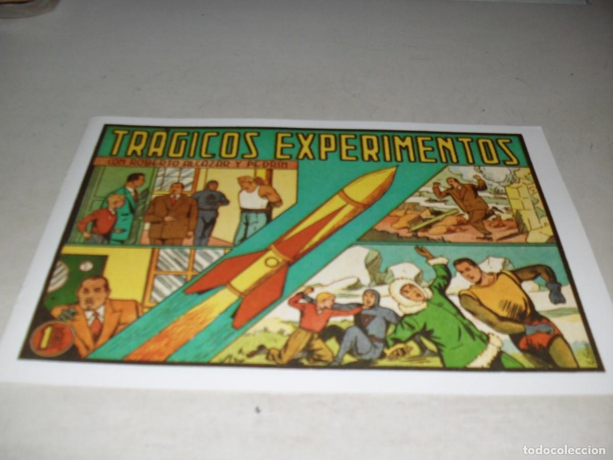 Tebeos: (FACSIMIL)ROBERTO ALCAZAR N&ordm; 322 TRAGICOS EXPERIMENTOS,(DE 1219).VALENCIANA,1940,DE KIOSKO