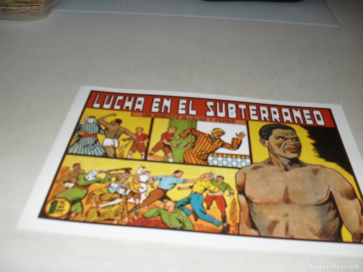 Comics: (FACSIMIL)ROBERTO ALCAZAR N&ordm; 316 LUCHA EN EL SUBTERRANEO,(DE 1219).VALENCIANA,1940,DE KIOSKO