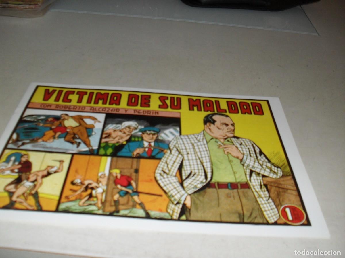 Comics: (FACSIMIL)ROBERTO ALCAZAR N&ordm; 306 VICTIMA DE SU MALDAD,(DE 1219).VALENCIANA,1940,DE KIOSKO