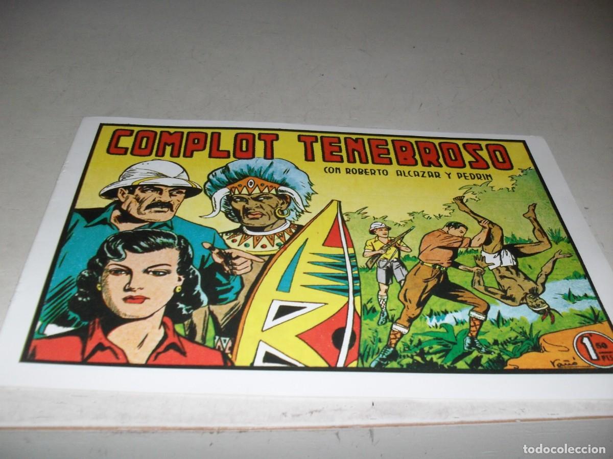 Comics: (FACSIMIL)ROBERTO ALCAZAR N&ordm; 301 COMPLOT TENEBROSO,(DE 1219).VALENCIANA,1940,DE KIOSKO