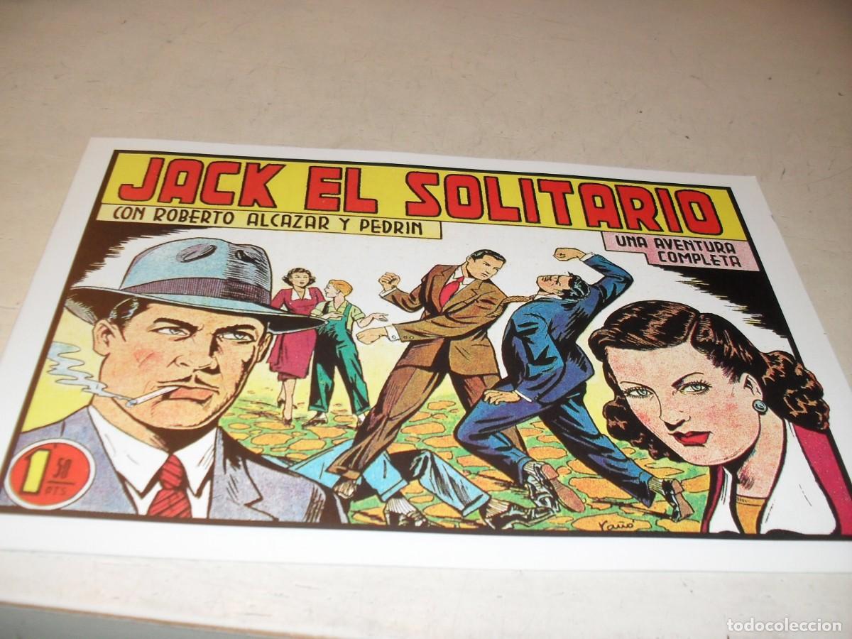 BDs: (FACSIMIL)ROBERTO ALCAZAR N&ordm; 242 JACK EL SOLITARIO,(DE 1219).VALENCIANA,1940,DE KIOSKO
