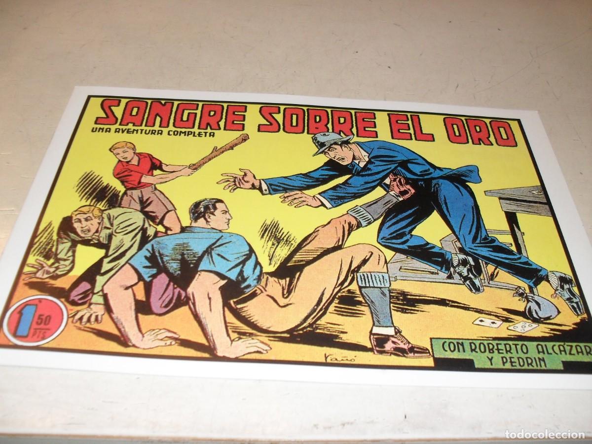 BDs: (FACSIMIL)ROBERTO ALCAZAR N&ordm; 241 SANGRES SOBRE EL ORO,(DE 1219).VALENCIANA,1940,DE KIOSKO