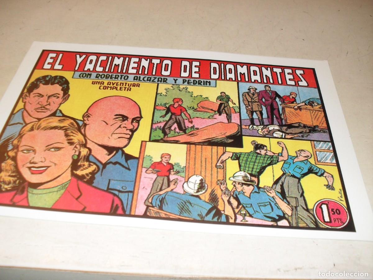 BDs: (FACSIMIL)ROBERTO ALCAZAR N&ordm; 237 EL YACIMIENTO DE DIAMANTES,(DE 1219).VALENCIANA,1940,DE KIOSKO