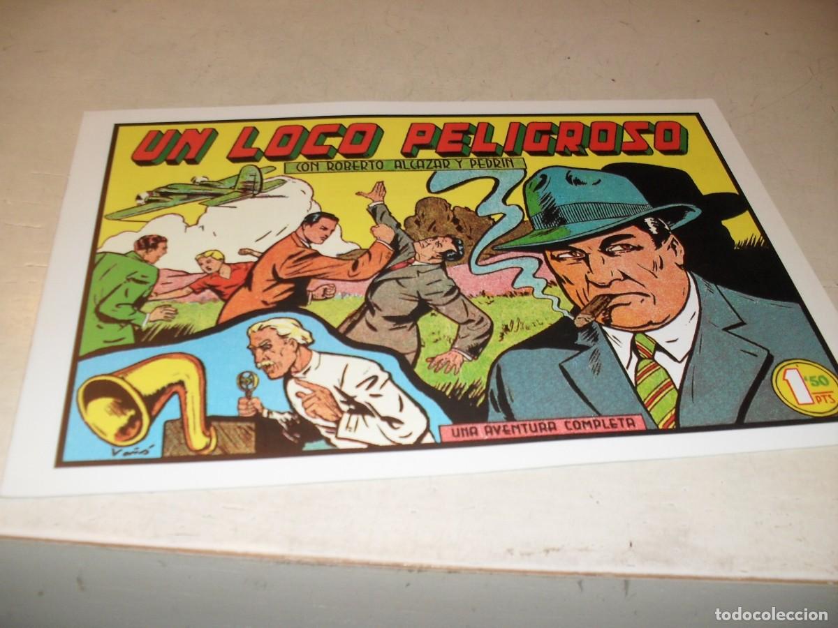 Tebeos: (FACSIMIL)ROBERTO ALCAZAR N&ordm; 226 UN LOCO PELIGROSO,(DE 1219).VALENCIANA,1940,DE KIOSKO